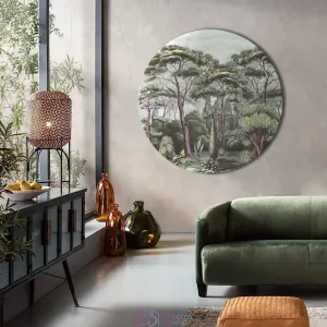 Картина-мегаборд круглая Citydecor Biom 6