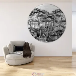 Картина-мегаборд круглая Citydecor Biom 8