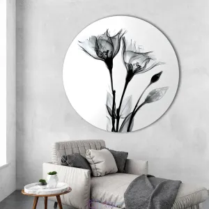 Картина-мегаборд круглая Citydecor Flowers 2