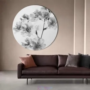 Картина-мегаборд круглая Citydecor Flowers 5