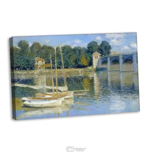 Модульная картина Citydecor &quot;Мост в Аржантее&quot;, Клод Моне. Репродукция, арт. 1.294 (1 модуль) 60x90 см