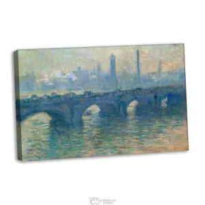 Модульная картина Citydecor &quot;Мост Ватерлоо&quot;, Клод Моне. Репродукция, арт. 1.295 (1 модуль) 60x90 см