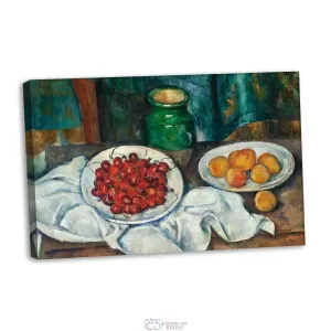 Модульная картина Citydecor &quot;Натюрморт с вишней и персиками&quot;, Поль Сезанн. Репродукция, арт. 1.314 (1 модуль) 60x90 см