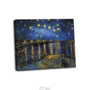 Модульная картина Citydecor &quot;Звездная ночь над Роной&quot;, Винсент ван Гог. Репродукция, арт. 2.204 (1 модуль) 60x70 см