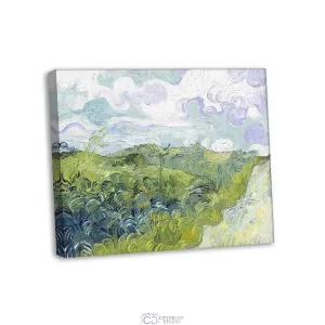 Модульная картина Citydecor &quot;Зеленые пшеничные поля&quot;, Винсент ван Гог. Репродукция, арт. 2.206 (1 модуль) 60x70 см