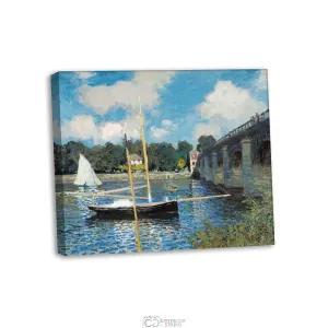 Модульная картина Citydecor &quot;Мост в Аржантее&quot;, Клод Моне. Репродукция, арт. 2.224 (1 модуль) 60x70 см