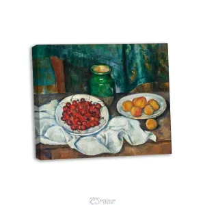 Модульная картина Citydecor &quot;Натюрморт с вишней и персиками&quot;, Поль Сезанн. Репродукция, арт. 2.246 (1 модуль) 60x70 см