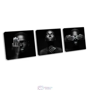 Модульная картина Citydecor Люди/Знаменитости арт. 3.77 (3 модуля) 37x117 см