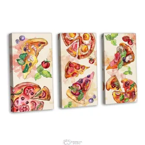 Модульная картина Citydecor Еда и Напитки арт. 7.206 (3 модуля) 75x117 см