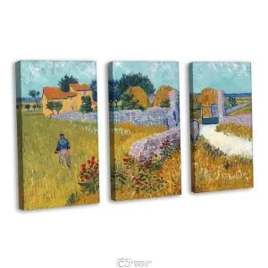 Модульная картина Citydecor &quot;Ферма в Провансе&quot;, Винсент ван Гог. Репродукция, арт. 7.211 (3 модуль) 75x117 см