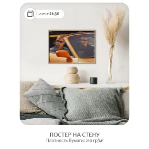 Постер Citydecor Форсаж арт. 1 (1 постер 21x30 см без рамы)