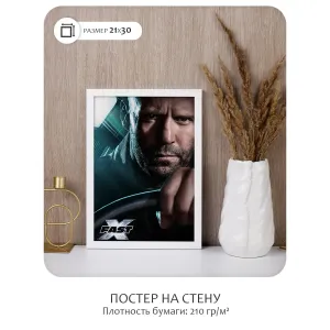 Постер Citydecor Форсаж арт. 6 (1 постер 21x30 см без рамы)