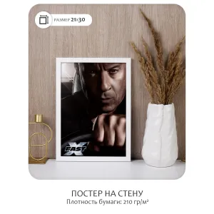 Постер Citydecor Форсаж арт. 7 (1 постер 21x30 см без рамы)