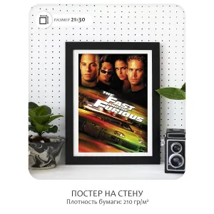 Постер Citydecor Форсаж арт. 9 (1 постер 21x30 см без рамы)
