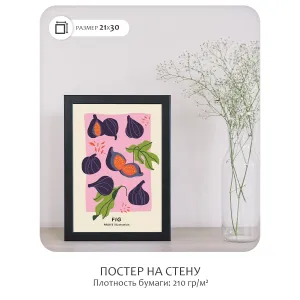 Постер Citydecor Фрукты арт. 9 (1 постер 21x30 см без рамы)