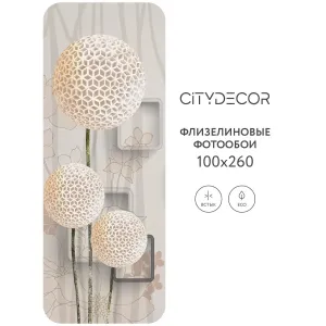 Фотообои рулонные Citydecor Абстракция 22 на флизелиновой основе 100x260 см