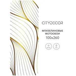 Фотообои рулонные Citydecor Абстракция 383 на флизелиновой основе 100x260 см