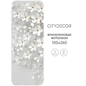 Фотообои рулонные Citydecor Абстракция 7 3D на флизелиновой основе 100x260 см