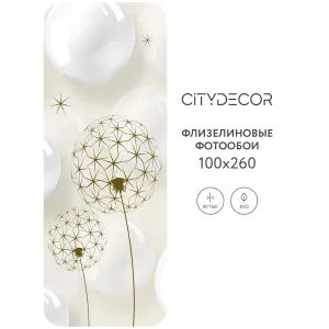 Фотообои рулонные Citydecor Абстракция 78 на флизелиновой основе 100x260 см