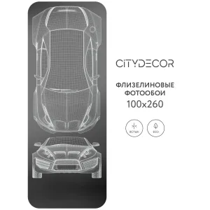 Фотообои рулонные Citydecor Транспорт 11 на флизелиновой основе 100x260 см