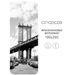 Фотообои рулонные Citydecor Города и Архитектура 49 на флизелиновой основе 100x260 см