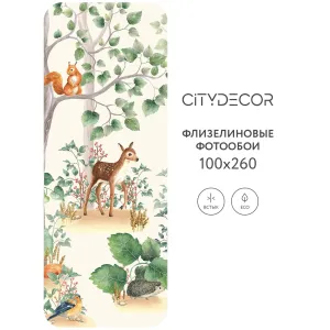 Фотообои рулонные Citydecor Детская 401 на флизелиновой основе 100x260 см
