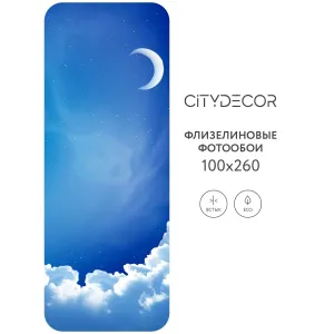 Фотообои рулонные Citydecor Детская 56 на флизелиновой основе 100x260 см