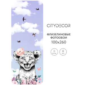 Фотообои рулонные Citydecor Fun 9 на флизелиновой основе 100x260 см