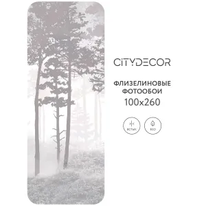 Дизайнерские фотообои рулонные Citydecor Таинственный лес 15 на флизелиновой основе 100x260 см