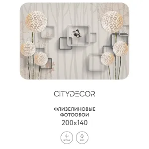 Фотообои рулонные Citydecor Абстракция 22 на флизелиновой основе 200x140 см