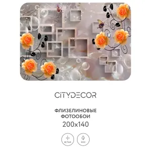 Фотообои рулонные Citydecor Абстракция 84 на флизелиновой основе 200x140 см