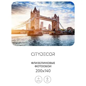 Фотообои рулонные Citydecor Города и Архитектура 48 на флизелиновой основе 200x140 см