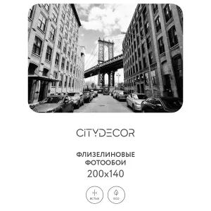 Фотообои рулонные Citydecor Города и Архитектура 49 на флизелиновой основе 200x140 см