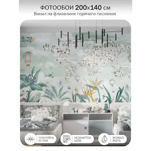 Фотообои рулонные Citydecor Джунгли зовут 22 на флизелиновой основе 200x140 см Фотообои рулонные Citydecor Джунгли зовут 22 на флизелиновой основе 200x140 см