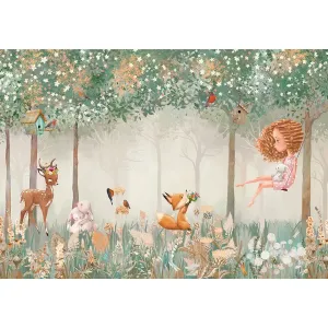 Дизайнерские фотообои рулонные Citydecor Magic Forest 10 на флизелиновой основе 200x140 см