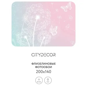 Фотообои рулонные Citydecor Невесомость 1 на флизелиновой основе 200x140 см