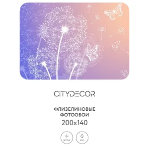 Фотообои рулонные Citydecor Невесомость 5 на флизелиновой основе 200x140 см