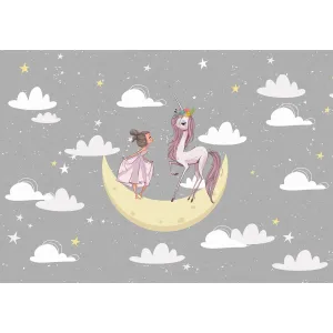 Дизайнерские фотообои рулонные Citydecor Princess 1 на флизелиновой основе 200x140 см 