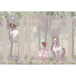 Дизайнерские фотообои рулонные Citydecor Princess 6 на флизелиновой основе 200x140 см 