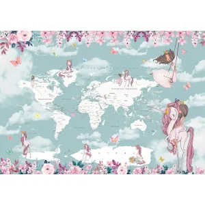 Дизайнерские фотообои рулонные Citydecor Princess 9 на флизелиновой основе 200x140 см