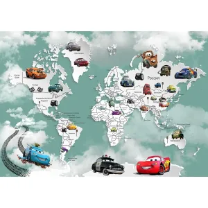 Дизайнерские фотообои рулонные Citydecor Superhero Молния МакКвин 1 на флизелиновой основе 200x140 см