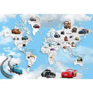 Дизайнерские фотообои рулонные Citydecor Superhero Молния МакКвин 2 на флизелиновой основе 200x140 см