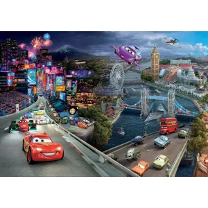 Фотообои рулонные Citydecor Тачки панорама на флизелиновой основе 200x140 см 