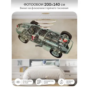 Фотообои рулонные Citydecor Technic 35 на флизелиновой основе 200x140 см Фотообои рулонные Citydecor Technic 35 на флизелиновой основе 200x140 см