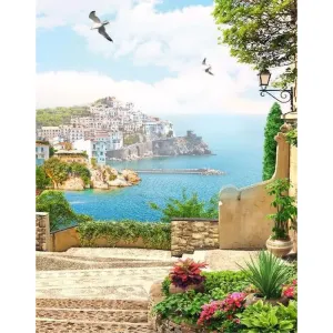 Фотообои рулонные Citydecor Фреска Италия 3D на флизелиновой основе 200x254 см