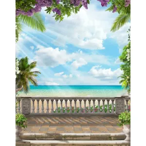 Фотообои рулонные Citydecor Фреска вид на море 3D на флизелиновой основе 200x254 см