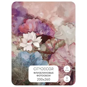 Дизайнерские фотообои рулонные Citydecor Blossom 6 на флизелиновой основе 200x260 см