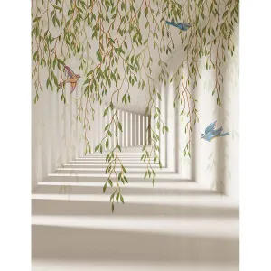 Фотообои рулонные Citydecor Flower Tunnel 3d 4 на флизелиновой основе 200x260 см