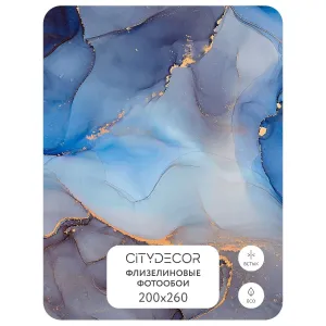 Фотообои рулонные Citydecor Флюид Арт 67 на флизелиновой основе 200x260 см