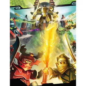 Фотообои рулонные Citydecor Ниндзяго: Навстречу приключениям 2 на флизелиновой основе 200x260 см